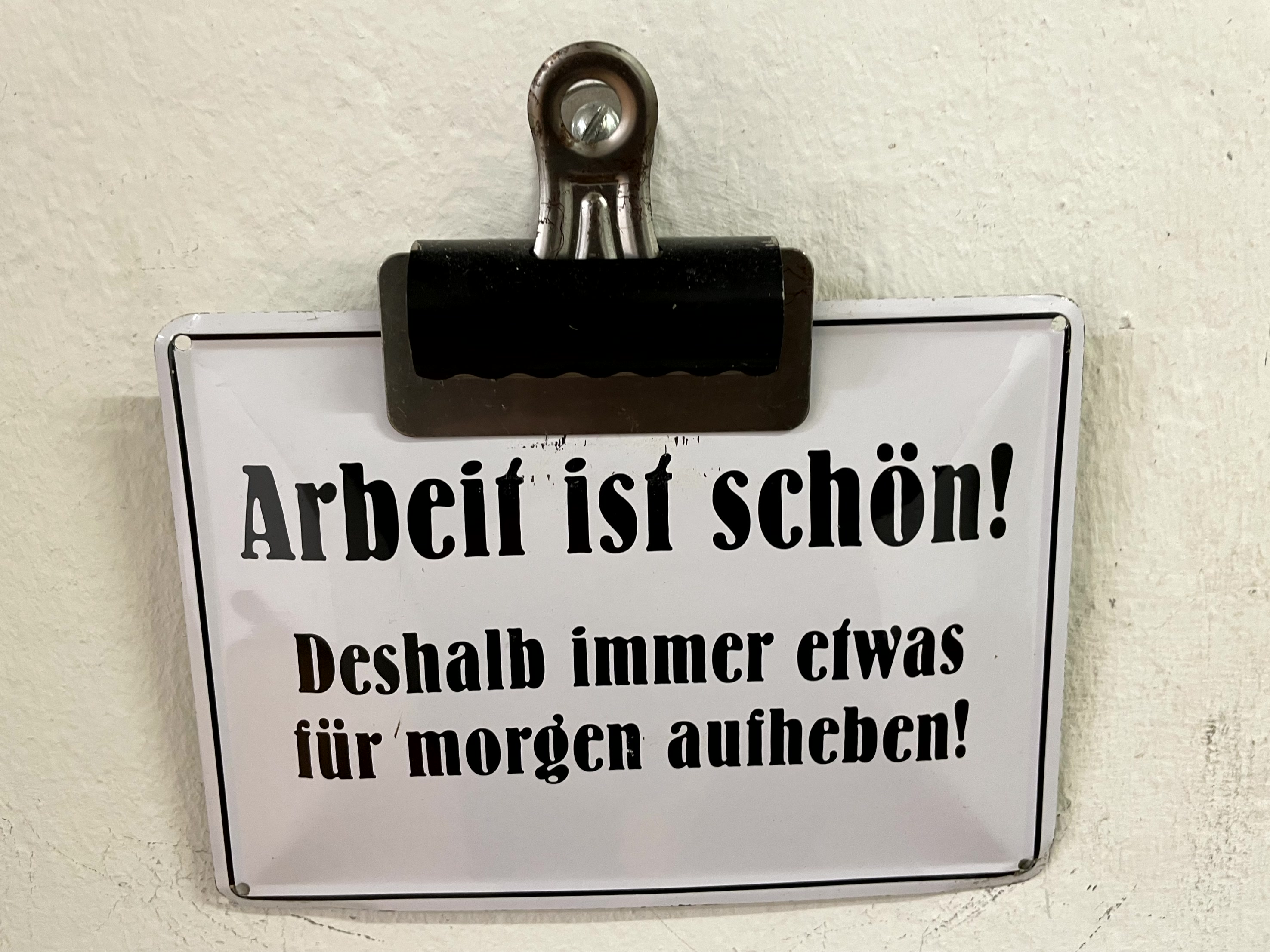 Bild Arbeit ist schön!