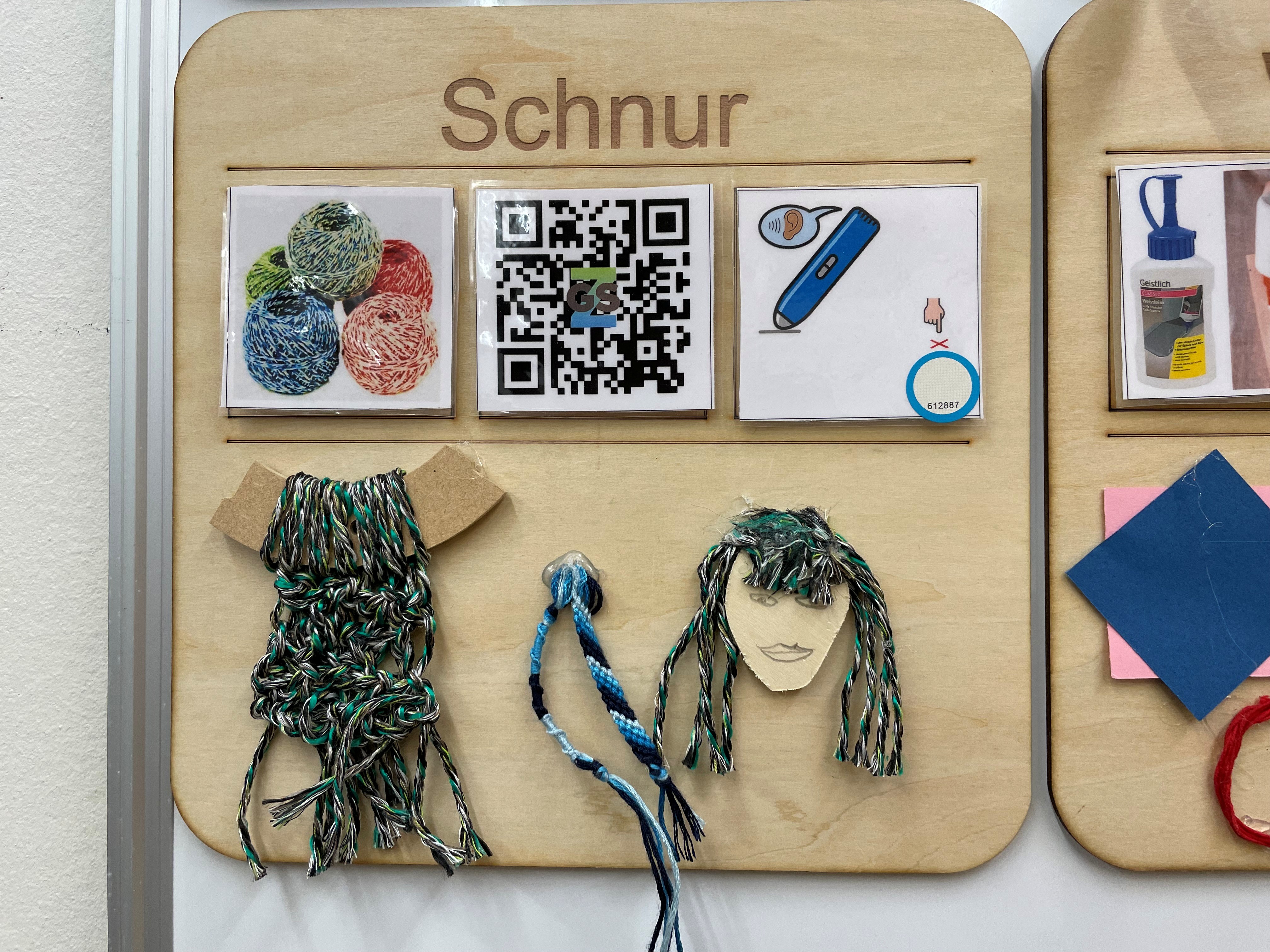 Inspirationsboard Schnur